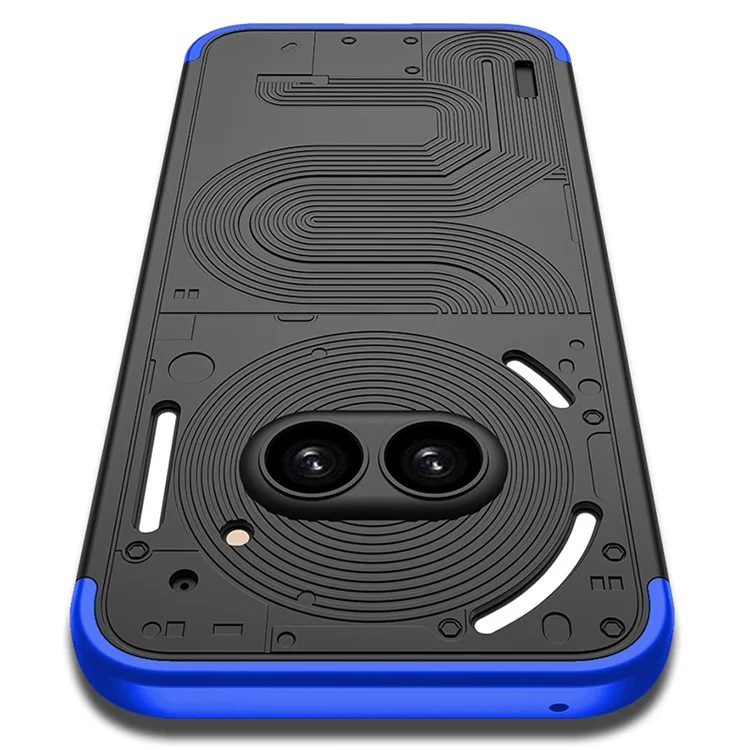GKK Para Nada Phone (2a) Plus / (2a) Case Hard PC Impressão de Padrão Toque Suave Capa Traseira do Telefone - Azul