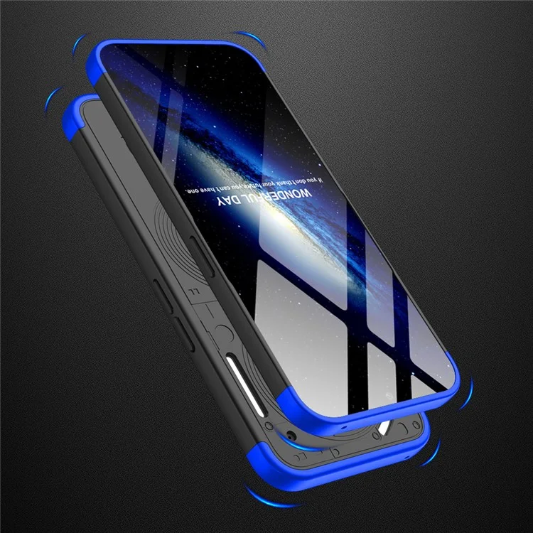 GKK Para Nada Phone (2a) Plus / (2a) Case Hard PC Impressão de Padrão Toque Suave Capa Traseira do Telefone - Azul