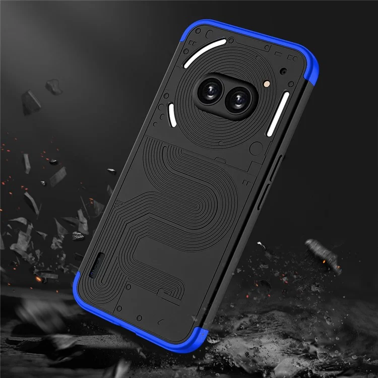 GKK Para Nada Phone (2a) Plus / (2a) Case Hard PC Impressão de Padrão Toque Suave Capa Traseira do Telefone - Azul