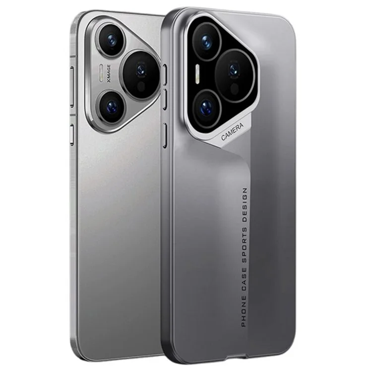 GKK Para Huawei Pura 70 Capa de Telefone Rígida PC Anti-Drop Super Slim Back Shell - Cinza