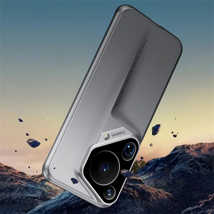 GKK für Huawei Pura 70 Pro / Pura 70 Hülle Stoßabsorbierende PC Ultra Dünne Rückenschutz - Grau