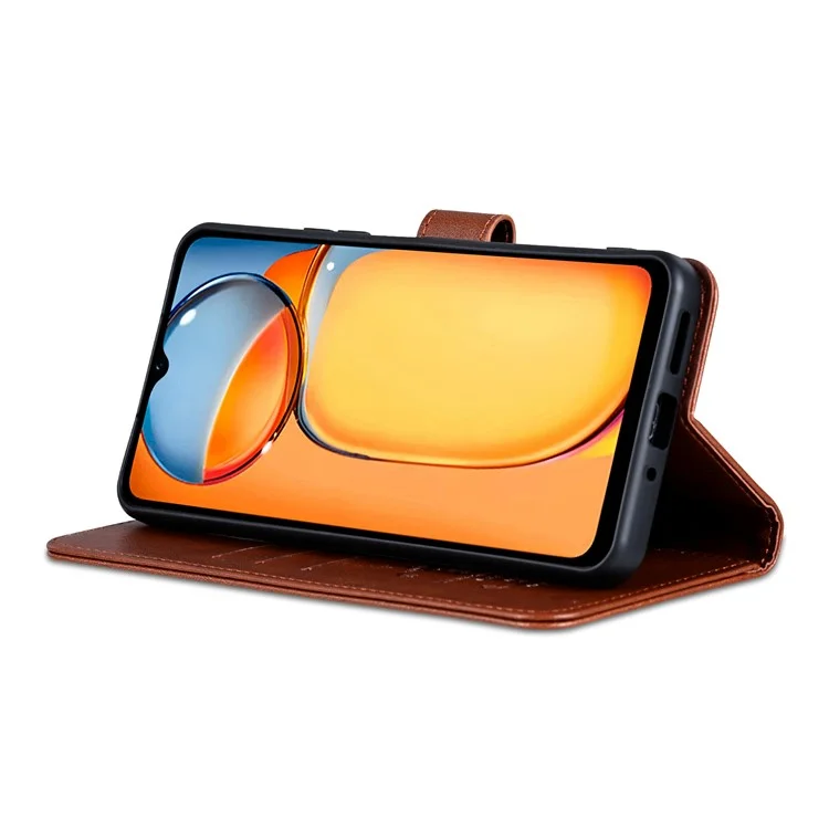 AZNS Для чести Играть 50 / 50M Оптовый чехол для телефона Flip Stand Кожаный чехол для телефона - Коричневый 