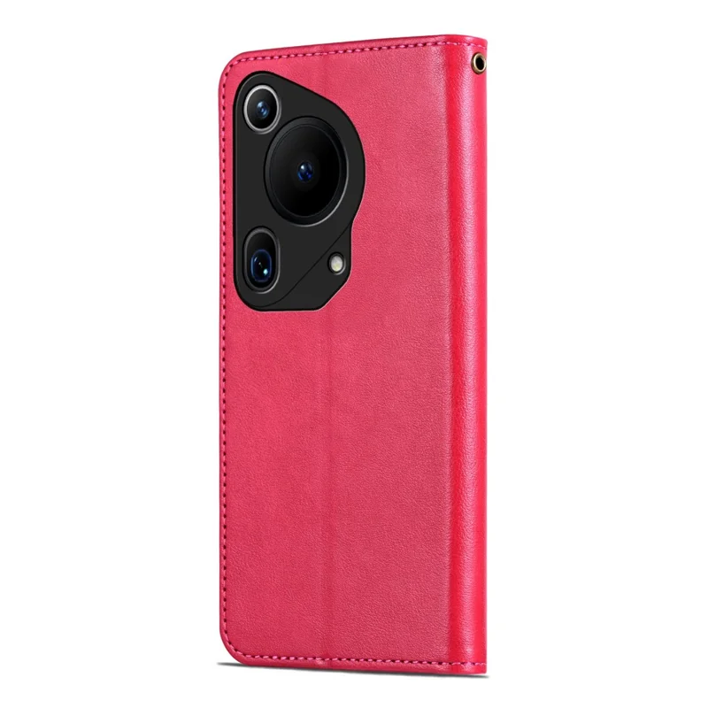 AZNS For Huawei Pura 70 Ultra Case Folding Stand PU Leather Wallet Phone Cover - Red