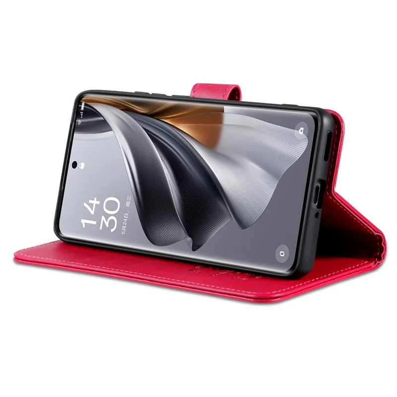 AZNS For Huawei Pura 70 Ultra Case Folding Stand PU Leather Wallet Phone Cover - Red