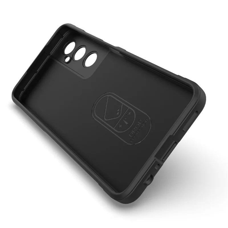 For Realme C65 4G Case Impact Resistant TPU Phone Protective Shell - Black