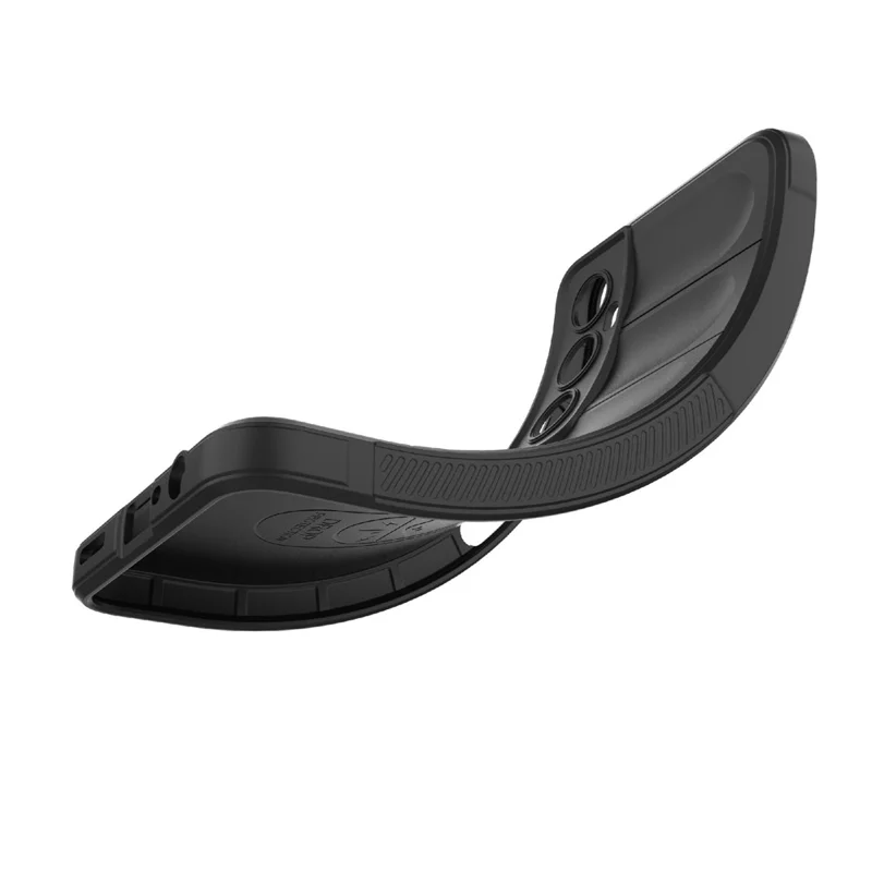 For Realme C65 4G Case Impact Resistant TPU Phone Protective Shell - Black