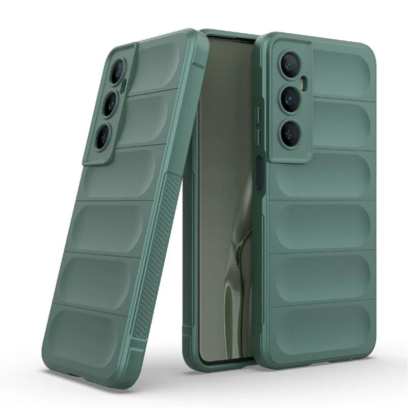 For Realme C65 4G Case Impact Resistant TPU Phone Protective Shell - Green