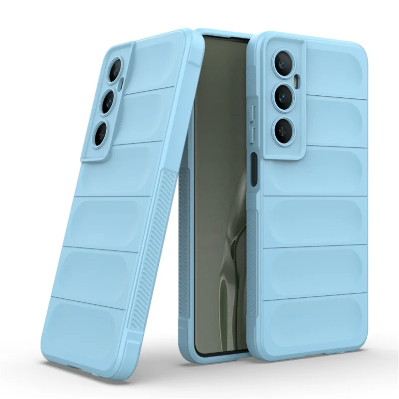 For Realme C65 4G Case Impact Resistant TPU Phone Protective Shell - Baby Blue