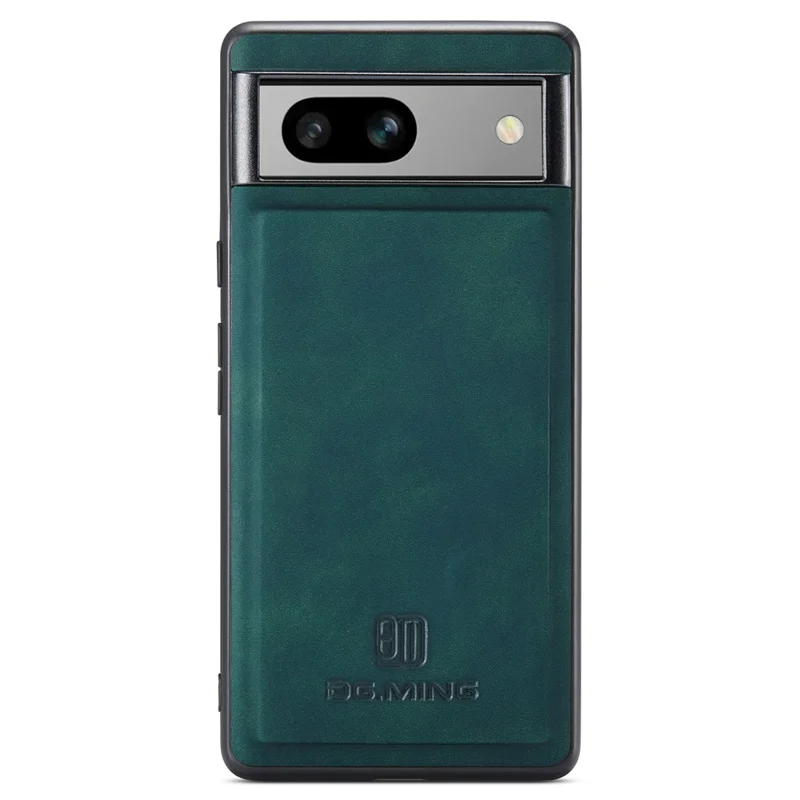 DG.MING For Google Pixel 8a Hybrid Case PU Leather+PC+TPU Anti-Scratch Phone Cover - Green