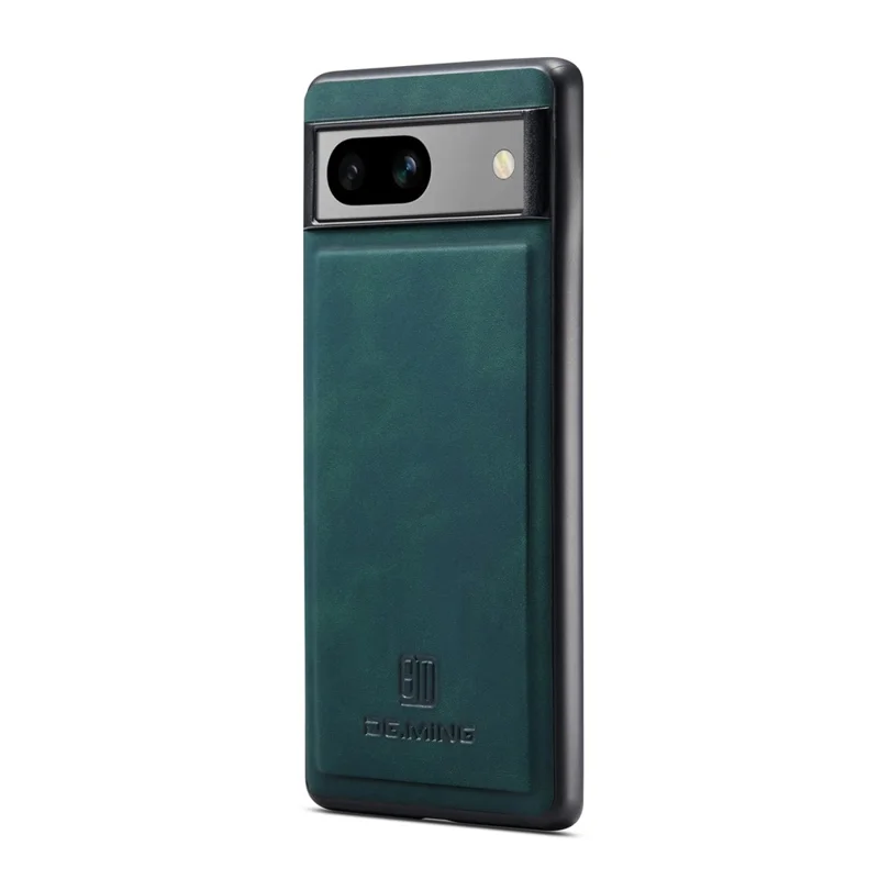 DG.MING For Google Pixel 8a Hybrid Case PU Leather+PC+TPU Anti-Scratch Phone Cover - Green