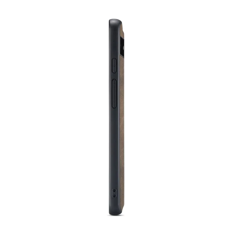 DG.MING Per Google Pixel 8a Custodia Ibrida PU Pelle+PC+TPU Anti-Graffio Custodia per Telefono - Caffè