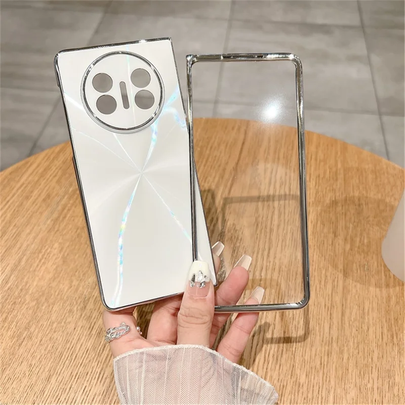 For Huawei Mate X3 5G / Mate X5 Case Hard PC CD Veins Protection Phone  Cover - Black