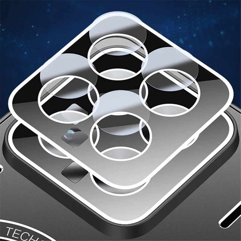 For Xiaomi 14 Magnetic Case TPU+Metal Heat Dissipation Phone Cover with PC Lens Film - Black