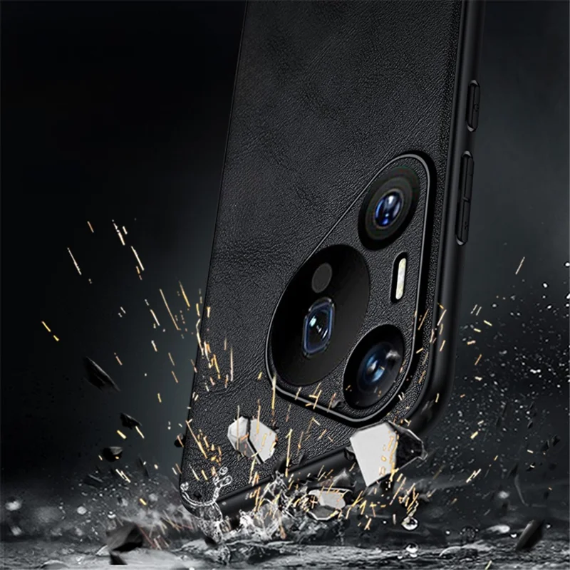 SULADA Per Huawei Pura 70 Pro / Pura 70 Pro+ Custodia per Telefono in Pelle+TPU+PC Ibrida - Nero