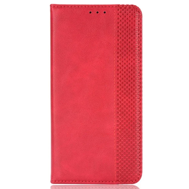 For vivo V30e 5G / V40 Lite 5G Cover Magnetic Closure Wallet Stand Wholesale Phone Case - Red