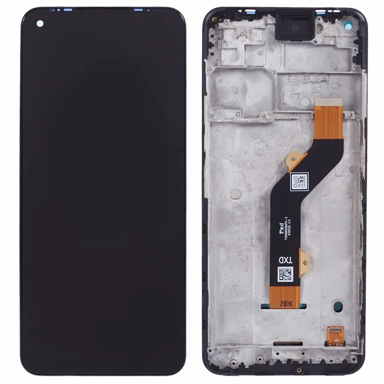 Para TECNO Pova 4G LD7 Peça de Substituição de Montagem de Tela LCD e Digitalizador + Estrutura (Sem Logotipo)