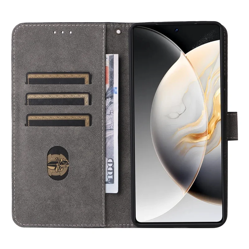 For TECNO Camon 30 Pro 5G CL8 Case PU Leather Phone Cover Folio Wallet RFID Blocking - Green