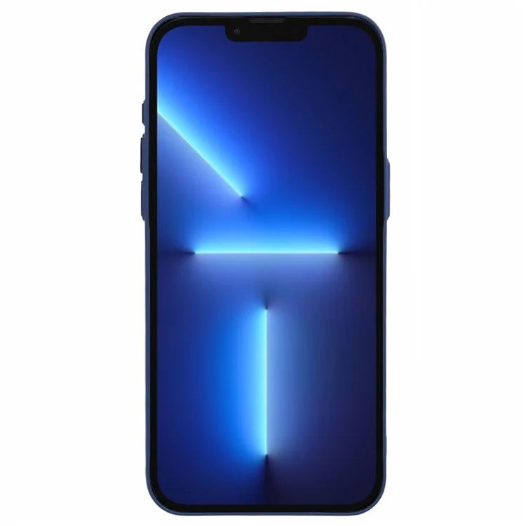 MMKK Series for iPhone 13 Pro Max Magnetic Case Anti-Scratch Hard PC Rubberized Phone Cover - Sapphire