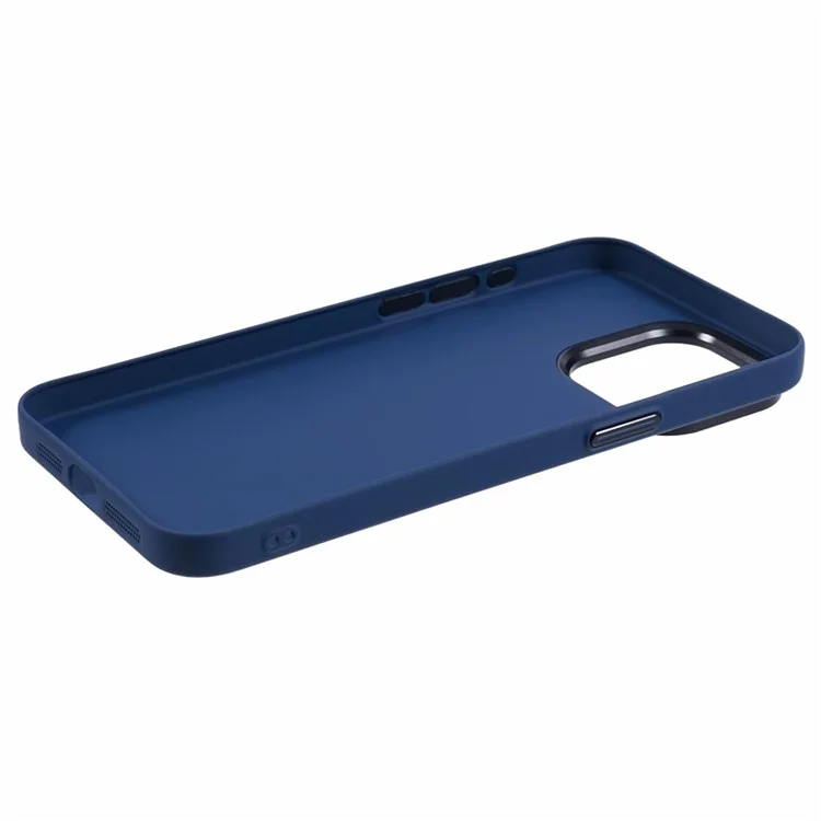 MMKK Series for iPhone 13 Pro Max Magnetic Case Anti-Scratch Hard PC Rubberized Phone Cover - Sapphire