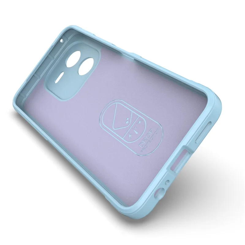 For vivo iQOO Z9x 5G Case Shockproof Rugged Shield Soft TPU Back Cover - Baby Blue