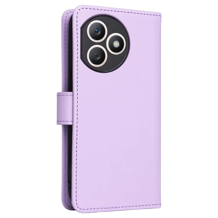 BETOPNICE 005 For Honor X50i+ 5G Case 2-en-1 Funda de Teléfono de Cuero Magnética Desmontable - Morada