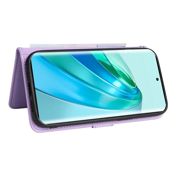 BETOPNICE 005 Capa para Honor X9a 5G / X40 5G / Magic5 Lite 5G - Capa de Couro Destacável 2 em 1 - Roxo