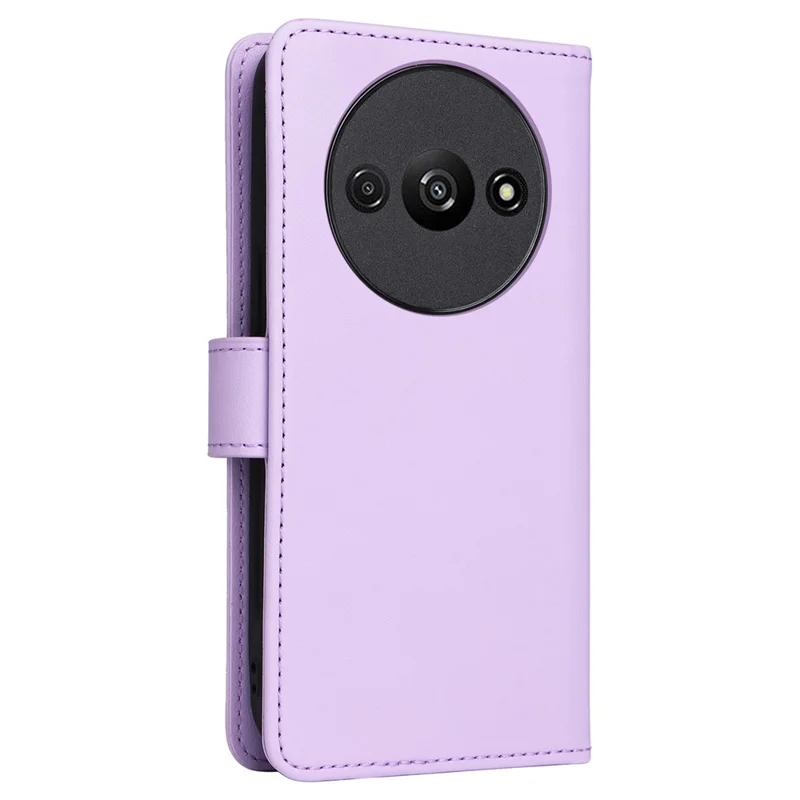 For Xiaomi Redmi A3 4G / Poco C61 4G Magnetic Case BETOPNICE Detachable PU Leather Phone Cover with Strap - Purple