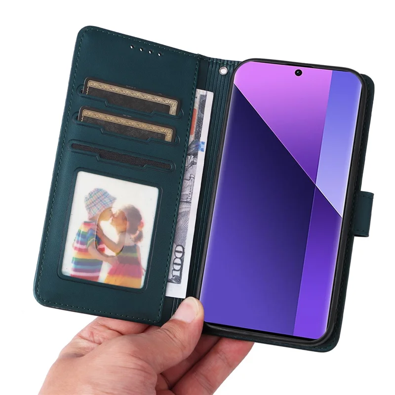 For Xiaomi Redmi Note 13 Pro+ 5G Magnetic Case BETOPNICE Detachable PU Leather Phone Cover with Strap - Blue