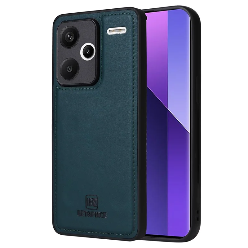 For Xiaomi Redmi Note 13 Pro+ 5G Magnetic Case BETOPNICE Detachable PU Leather Phone Cover with Strap - Blue