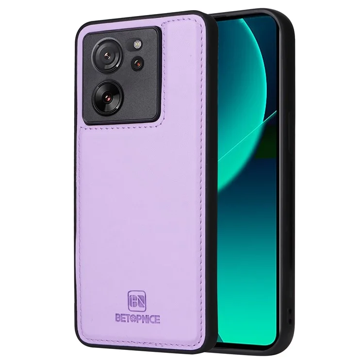 For Xiaomi Redmi K60 Ultra / 13T / 13T Pro Magnetic Case BETOPNICE Detachable PU Leather Phone Cover with Strap - Purple