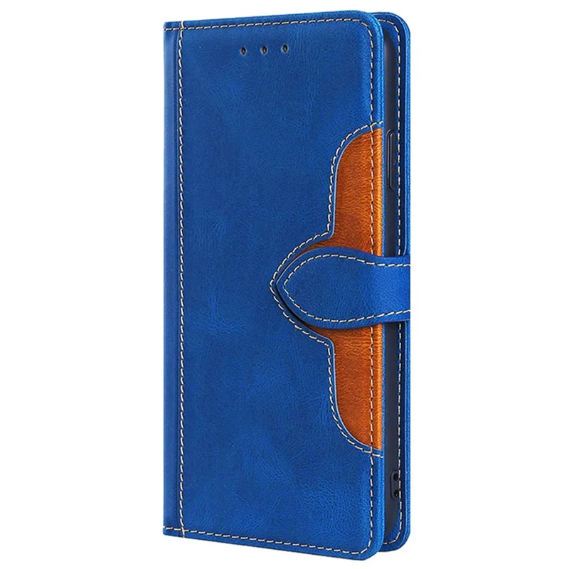 For OnePlus Nord CE4 5G Case Stand PU Leather Skin Touch Feeling Phone Cover - Blue