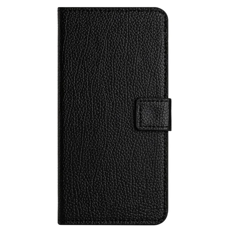 For Honor 200 Lite Case Litchi Texture Leather Card Holder Stand Phone Cover - Black