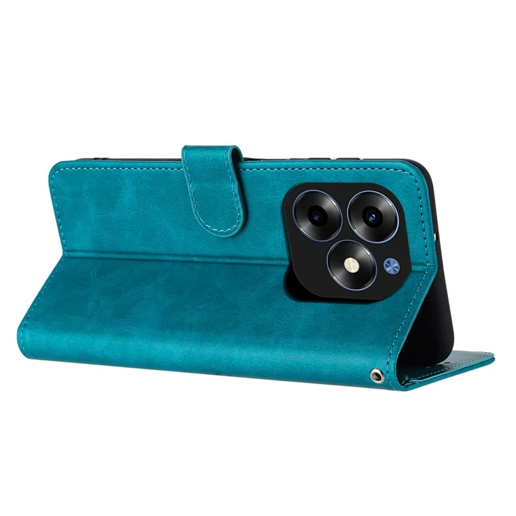 Étui antichoc pour itel S23+ Housse en cuir PU avec sangle - Vert