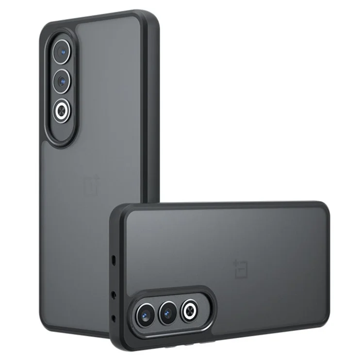 Чехол для OnePlus Nord CE4 5G, TPU+PC, матовая поверхность, нескользящая, прозрачно-черный