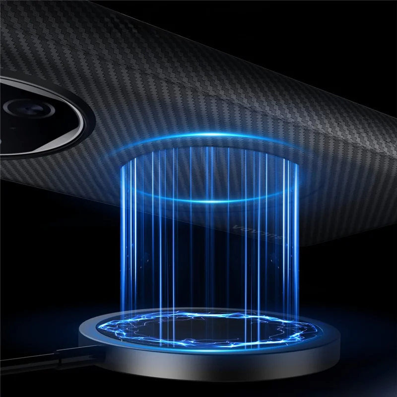 SULADA For Huawei Mate X5 Magnetic Case PU+PC Phone Cover with View Window - Brown