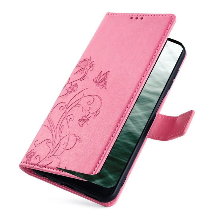 For FCNT Arrows N F-51C Case Imprint PU Leather Wallet Cover Cell Phone Accessories Wholesale - Pink