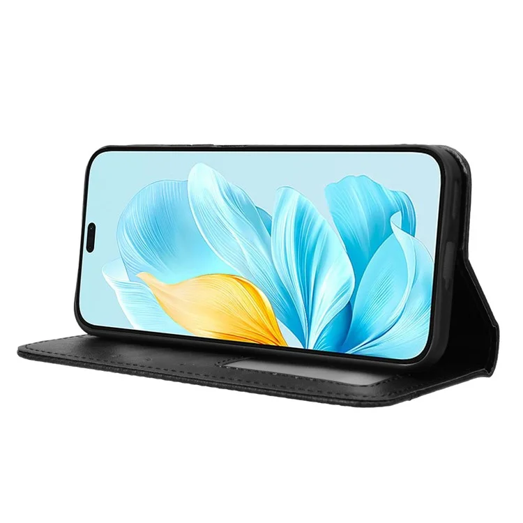 For Honor 200 Lite Wallet Leather Cover Wallet Stand Wholesale Phone Case - Black