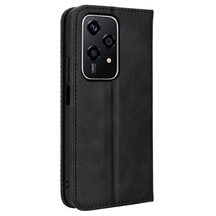 For Honor 200 Lite Wallet Leather Cover Wallet Stand Wholesale Phone Case - Black