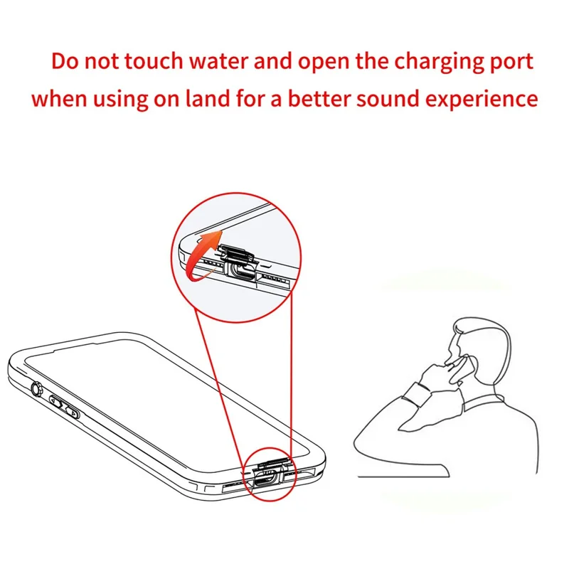 SHELLBOX Air Box Series For iPhone 15 Pro Max Waterproof Cover PC+TPU+PET Protective Phone Case - Black