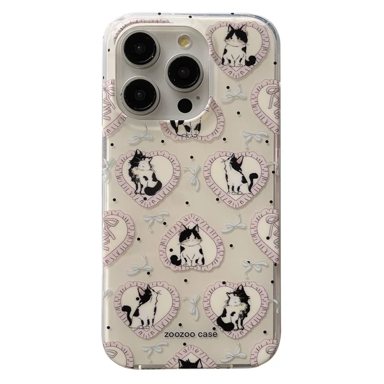 Чехол для iPhone 13 Pro, с рисунком мультяшной кошки, из TPU
