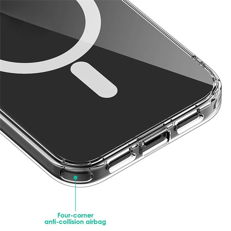 MOCOLO K08 For iPhone 15 Pro Max Case Compatible with Magsafe PC + TPU Clear Phone Cover (MOQ: 100)