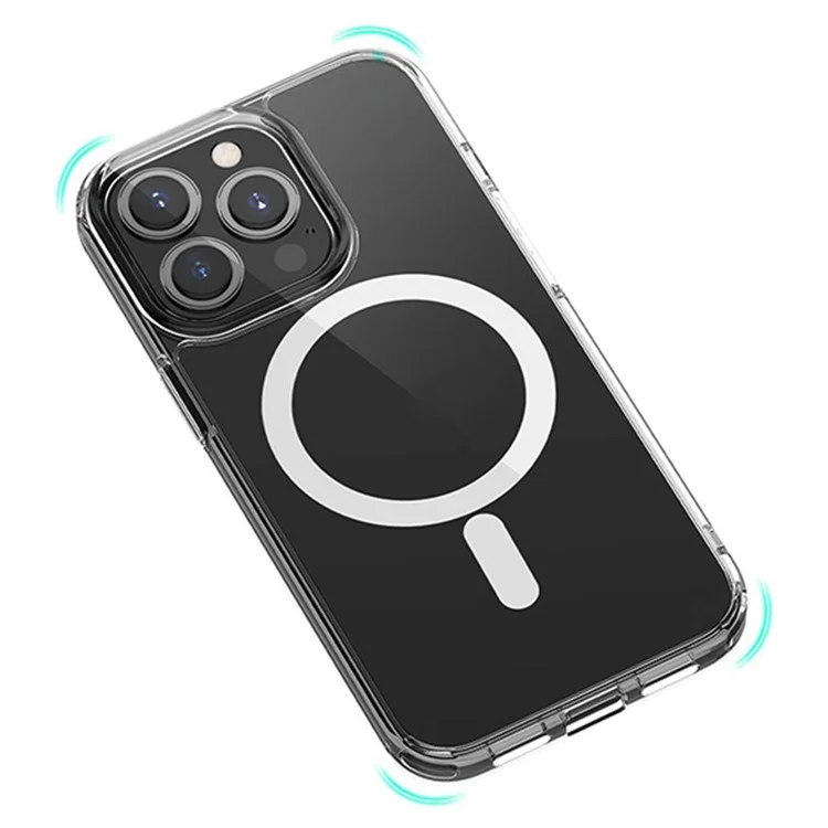 MOCOLO K08 For iPhone 15 Pro Max Case Compatible with Magsafe PC + TPU Clear Phone Cover (MOQ: 100)