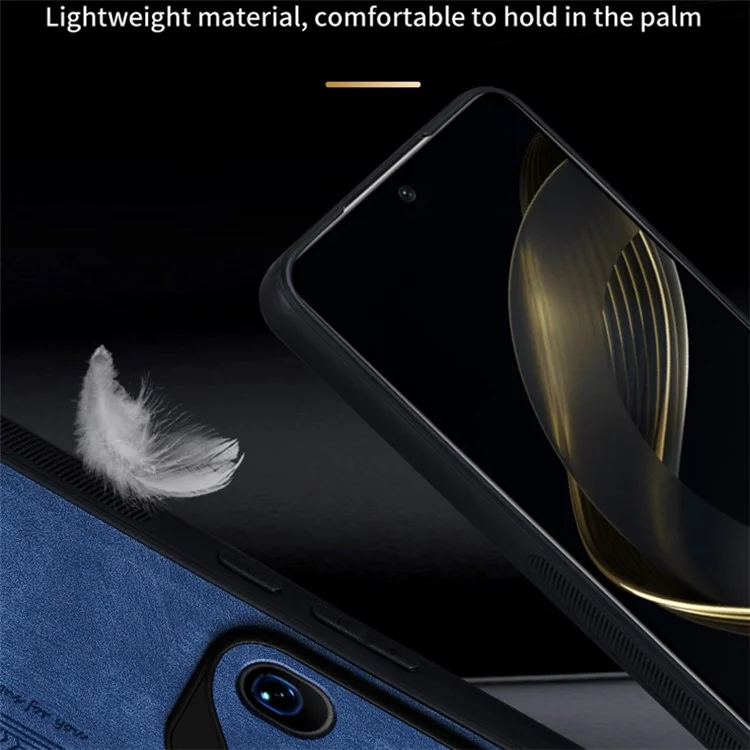 AZNS Für Huawei Pura 70 Ultra Hülle PU Leder+TPU Geprägtes Muster Rutschfester Griff Handyhülle - Braun