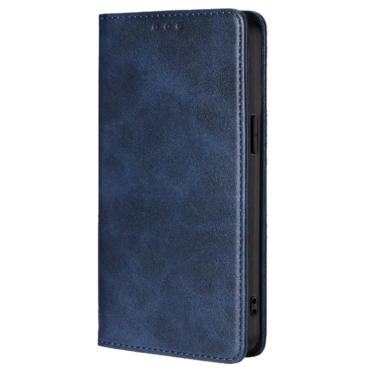 Für Infinix Note 40 Stand Case Kalbleder-Textur Lederabdeckung Handy-Zubehör Großhandel - Saphir