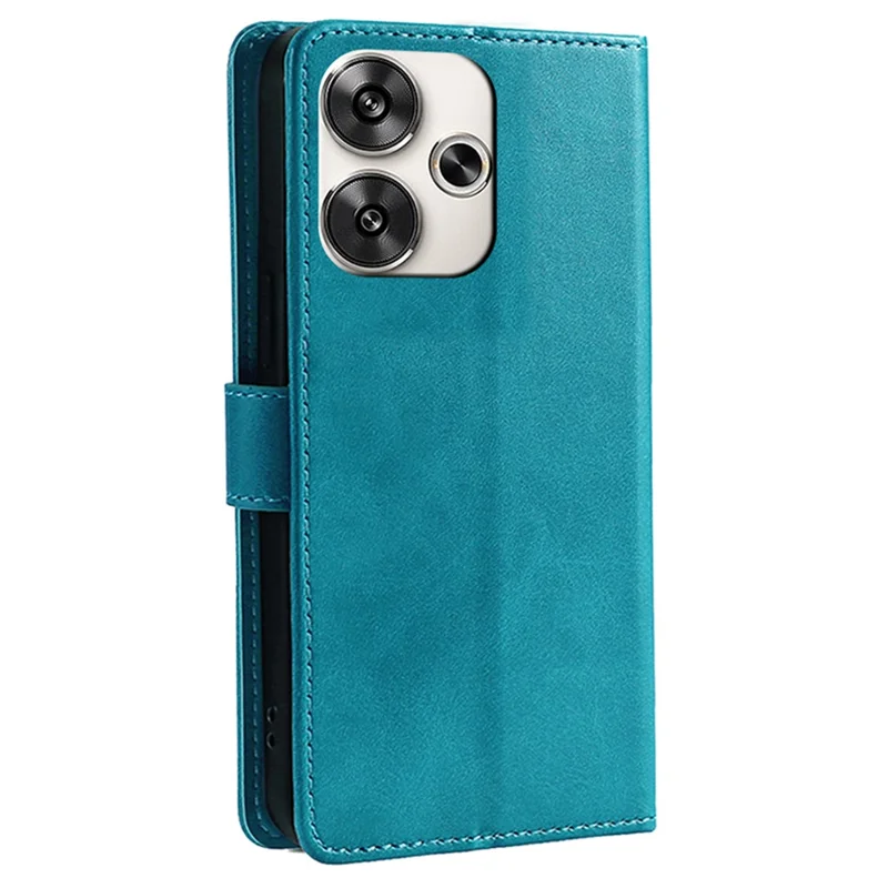 For Xiaomi Redmi Turbo 3 5G / Poco F6 5G Leather Case Wallet Mobile Phone Cover Wholesale - Baby Blue