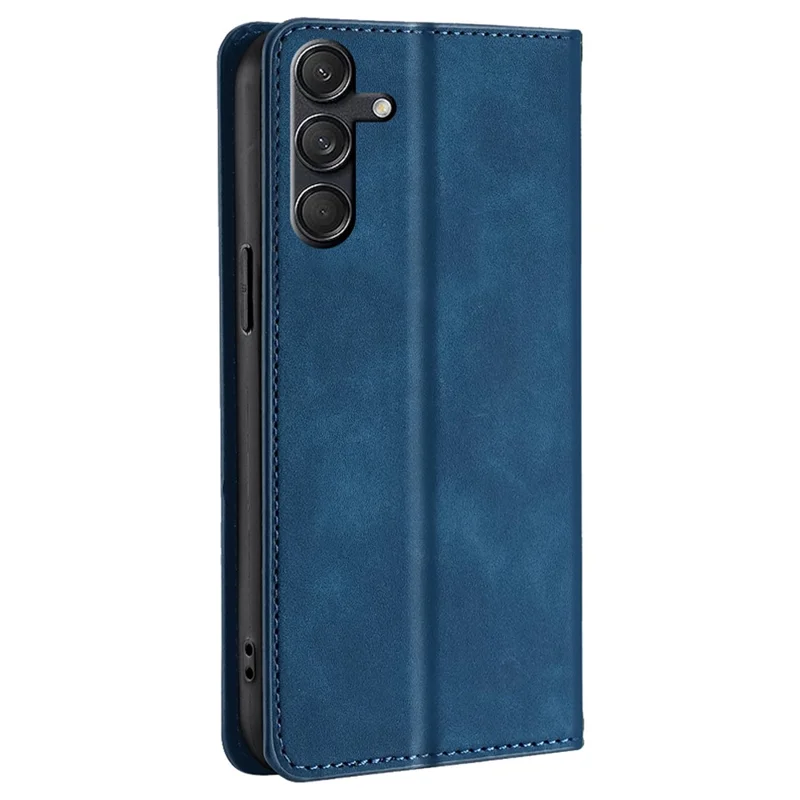 Para Samsung Galaxy M55 5G / C55 5G / F55 5G Slot para Cartão Capa de Telefone Pele-Toque Sentimento Couro PU - Azul