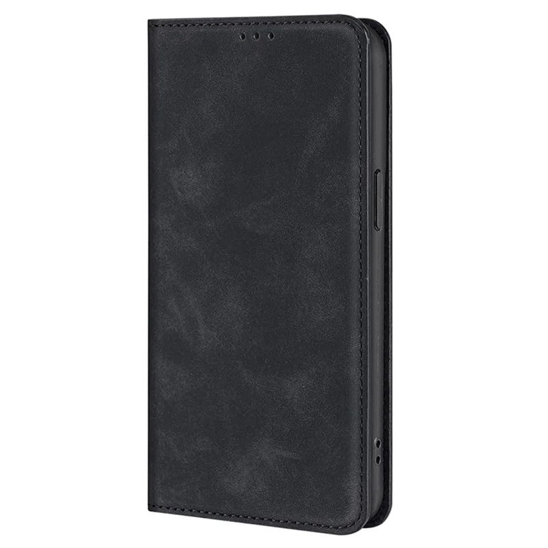 For itel P55+ Wholesale Phone Case PU Leather Shockproof Cover - Black