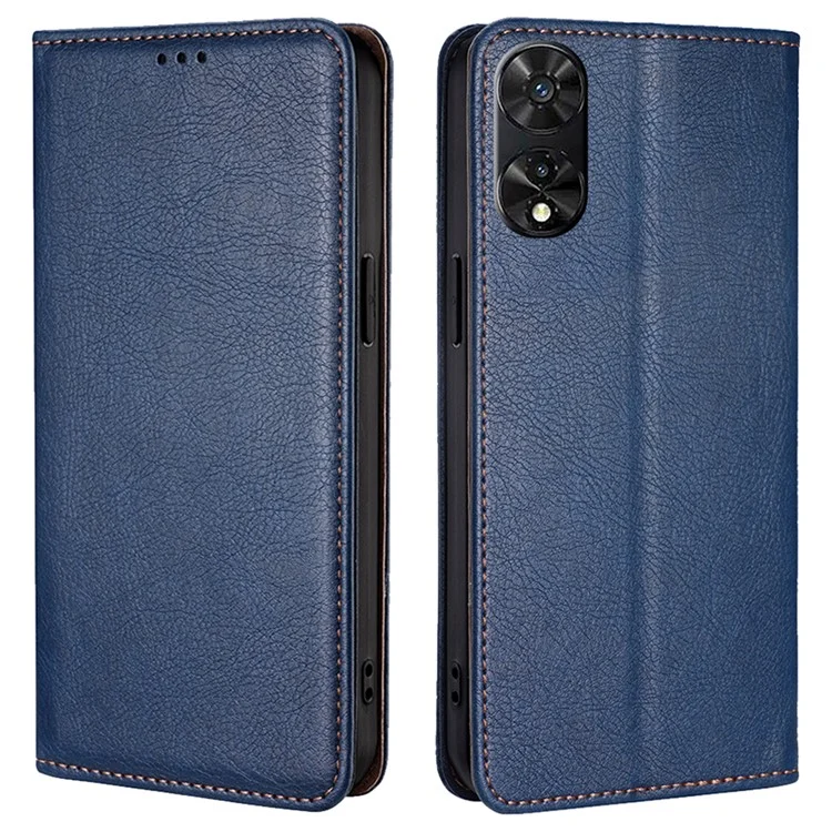 For TCL 505 Shockproof Phone Case Anti-Scratch Leather Flip Cover Cell Phone Accessories Wholesale - Blue