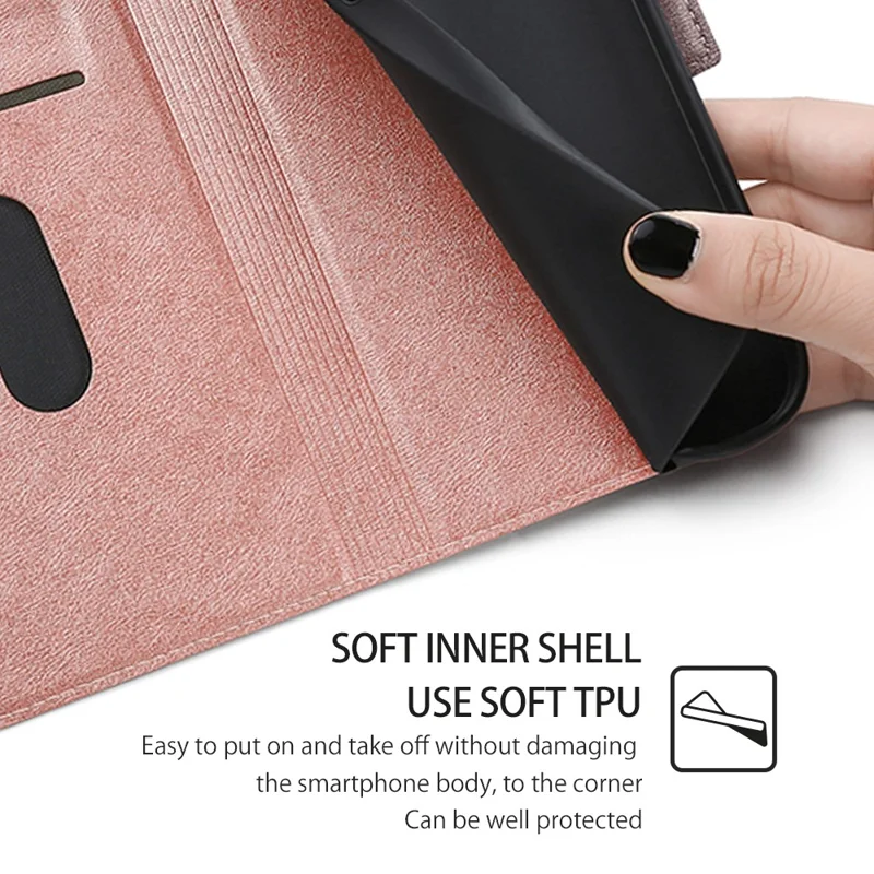 For Infinix Note 40 Pro 4G Case PU Leather Card Slots Protective Phone Cover - Rose Gold