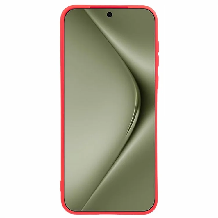For Huawei Pura 70 Ultra Case Anti-Scratch Fiber Lining TPU Phone Cover - Red